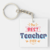 Bester Lehrer je Geschenk Acrylic-Schlüsselanhänge Schlüsselanhänger (Vorderseite)