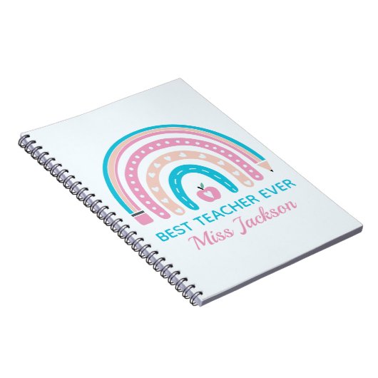 Bester Lehrer je - Geschenk für Lehrer Notizblock (Rechte Seite)