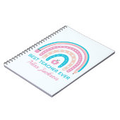 Bester Lehrer je - Geschenk für Lehrer Notizblock (Linke Seite)