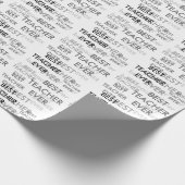 Bester Lehrer je Geschenkpapier (Ecke)