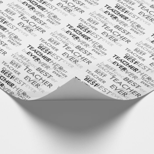 Bester Lehrer je Geschenkpapier (Ecke)