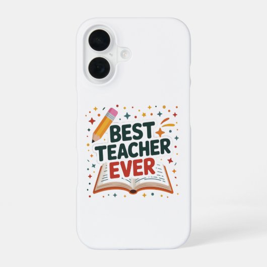 Bester Lehrer je iPhone 16 Hülle (Rückseite)