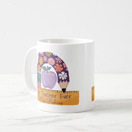 Bester Lehrer je Kaffeetasse (Vorderseite Links)