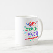 Bester Lehrer je Kaffeetasse (VorderseiteRechts)