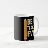 "Bester Lehrer je" Kaffeetasse (VorderseiteRechts)