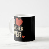 "Bester Lehrer je" Kaffeetasse (Vorderseite Links)