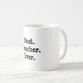 Bester Lehrer je Kaffeetasse (VorderseiteRechts)