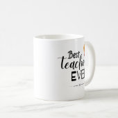 Bester Lehrer je Kaffeetasse (VorderseiteRechts)
