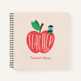 Bester Lehrer je, Lehrer Wertschätzung Apple Wurm Notizblock