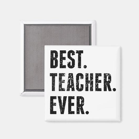 Bester Lehrer je Magnet (Vorderseite/Rückseite)