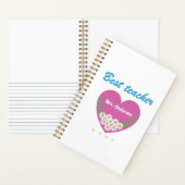 Bester Lehrer je Notizblock (Innen)