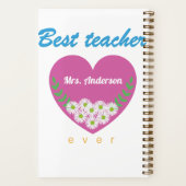 Bester Lehrer je Notizblock (Rückseite)