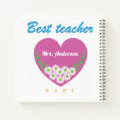 Bester Lehrer je Notizblock (Rückseite)