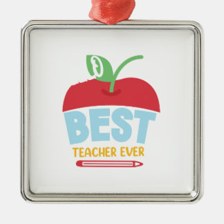 Bester Lehrer je Ornament Aus Metall