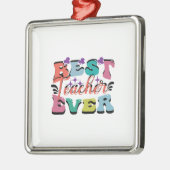 Bester Lehrer je Ornament Aus Metall (Links)