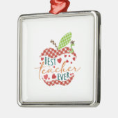 Bester Lehrer je Ornament Aus Metall (Links)