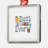 Bester Lehrer je Ornament Aus Metall (Links)