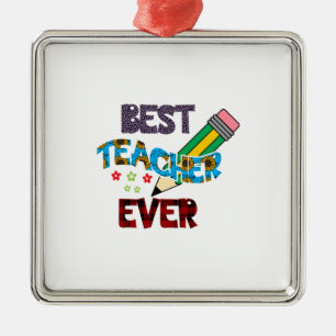 Bester Lehrer je Ornament Aus Metall