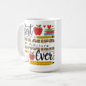 Bester Lehrer je Personalisiert Kaffeetasse (Vorderseite Links)