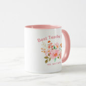 Bester Lehrer je Personalisiert Tasse (VorderseiteRechts)