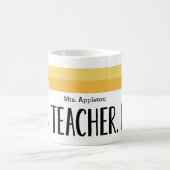 Bester Lehrer je | Personalisierte Tasse (Mittel)