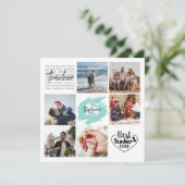 Bester Lehrer je Personalisierter FotoCollage (Stehend Vorderseite)