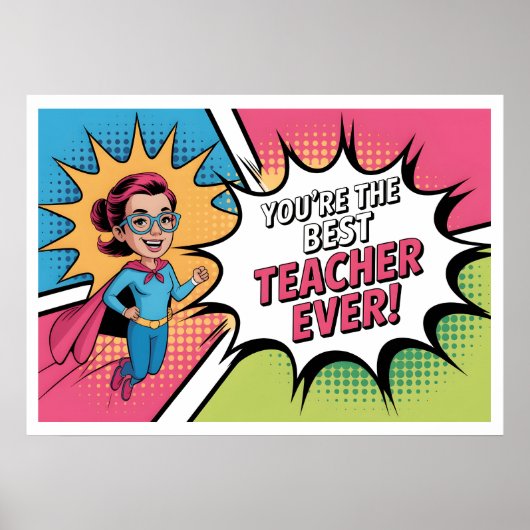 Bester Lehrer je Poster (Vorne)