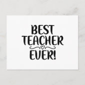 Bester Lehrer je Postkarte (Vorderseite)