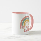 Bester Lehrer je Rainbow-Lehrer Tasse (VorderseiteRechts)
