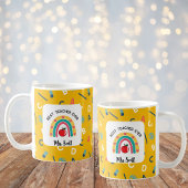 Bester Lehrer je Regenbogenname Kaffeetasse
