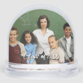 Bester Lehrer je Spaß Foto Geschenk Schneekugeln (Rückseite)
