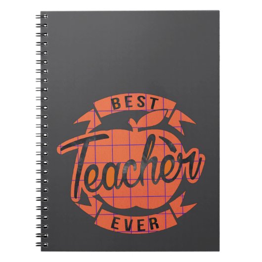 Bester Lehrer je Spiral Foto Notebook Notizblock (Vorderseite)