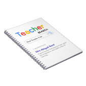 Bester Lehrer je Suchergebnis Motor Notizblock (Rechte Seite)