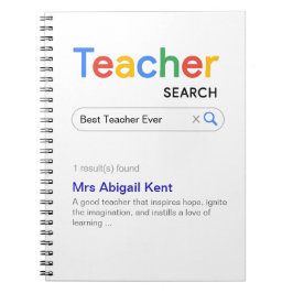 Bester Lehrer je Suchergebnis Motor Notizblock