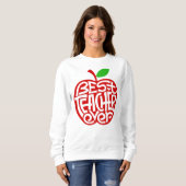 Bester Lehrer je Sweatshirt (Vorne ganz)