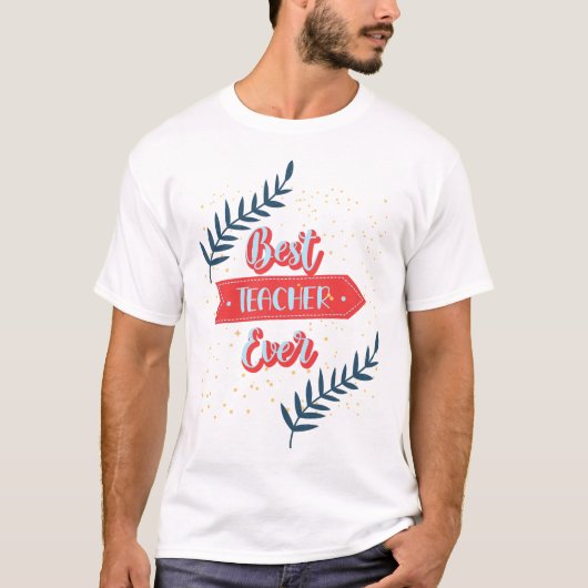 Bester Lehrer je T-Shirt (Vorderseite)