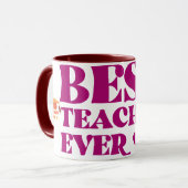 Bester Lehrer je Tasse (Vorderseite Links)
