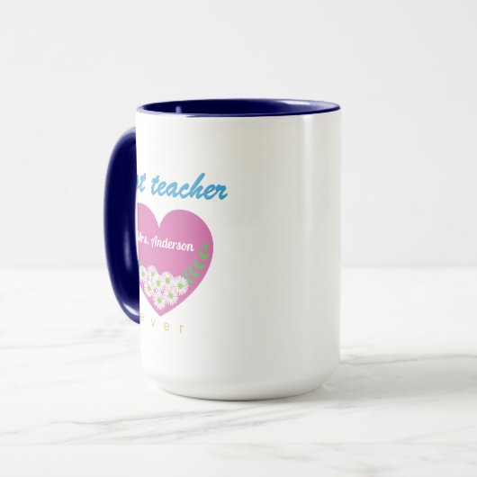 Bester Lehrer je Tasse (Vorderseite Links)
