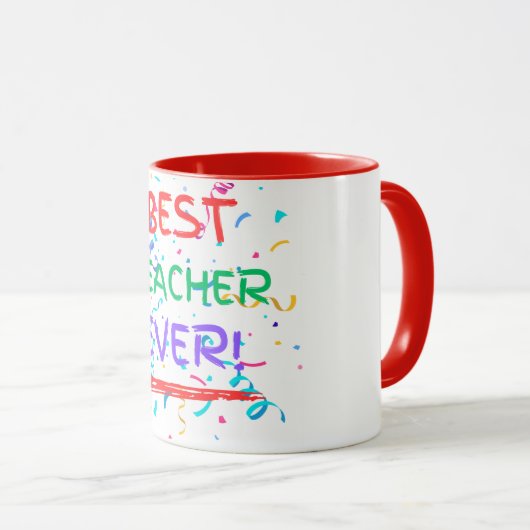 Bester Lehrer je Tasse (VorderseiteRechts)