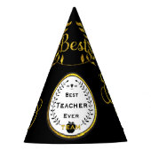 Bester Lehrer je TEAM Party Hat Partyhütchen (Vorderseite)