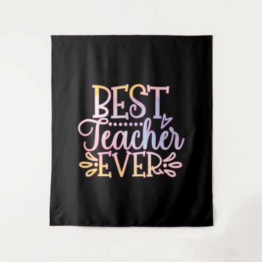 Bester Lehrer je Wandteppich (Vorderseite)