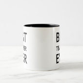 Bester Lehrer je | Wertgutschrift Zweifarbige Tasse (Mittel)