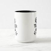 Bester Lehrer je Wordart Tasse (Zentrum)