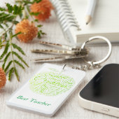 Bester Lehrer-Keyring Schlüsselanhänger (Vorderseite rechts)