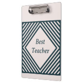 Bester Lehrer Klemmbrett (Links)