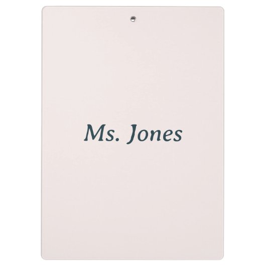 Bester Lehrer Klemmbrett (Rückseite)