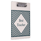 Bester Lehrer Klemmbrett (Rechts)