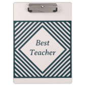Bester Lehrer Klemmbrett (Vorderseite)