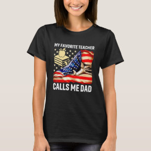 Bester Lehrer Papa überhaupt Mein Lieblingslehrer T-Shirt