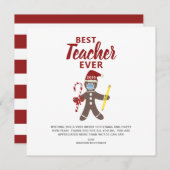 Bester Lehrer Personalisiert Weihnachten (Vorne/Hinten)